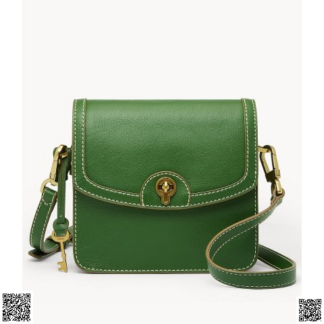 美國代購正品 Fossil Ainsley森林綠小方包