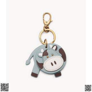 美國代購正品 Fossil Sofia Key Fob奶牛鑰匙扣