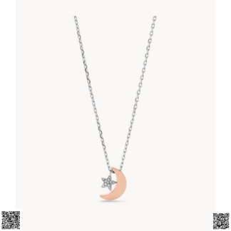 美國代購正品 Fossil 星月項鏈
