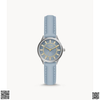 美國代購正品 Fossil 霧霾藍手錶