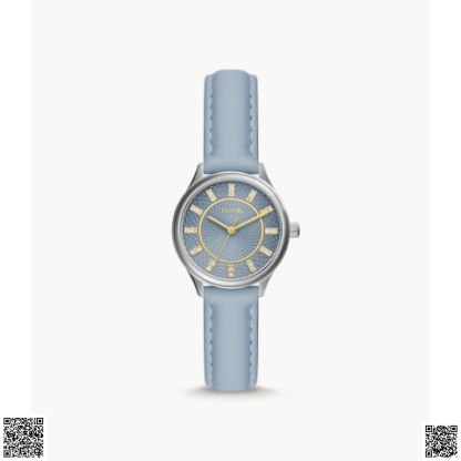 美國代購正品 Fossil 霧霾藍手錶