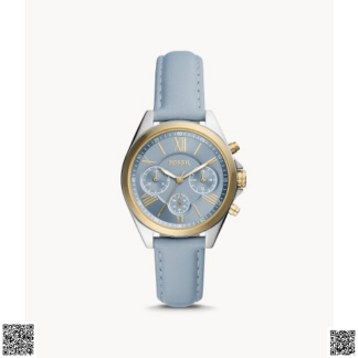 美國代購正品 Fossil 霧霾藍手錶