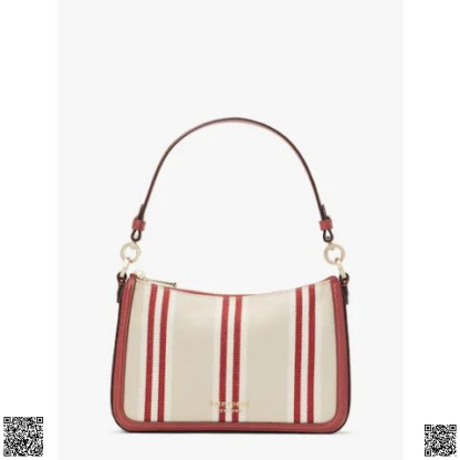 美國代購正品 Kate Spade Hudson Striped 帆布單肩包