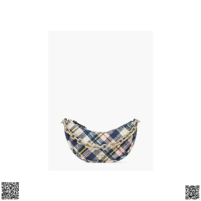 美國代購正品 Kate Spade 格紋牛角包
