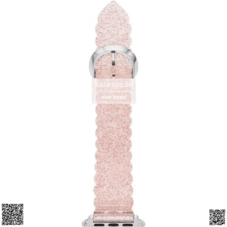 美國代購正品 Kate Spade 櫻花粉亮片蘋果錶帶