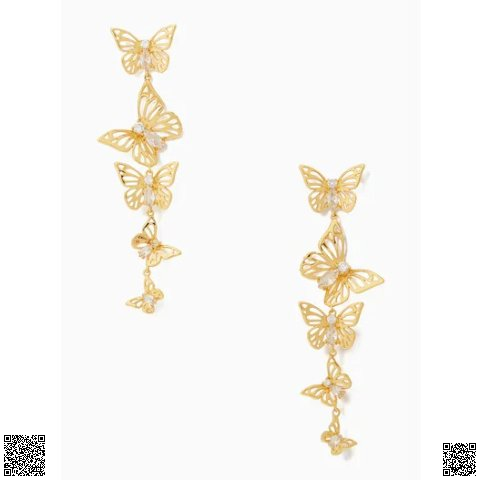 美國代購正品 Kate Spade 蝴蝶耳環