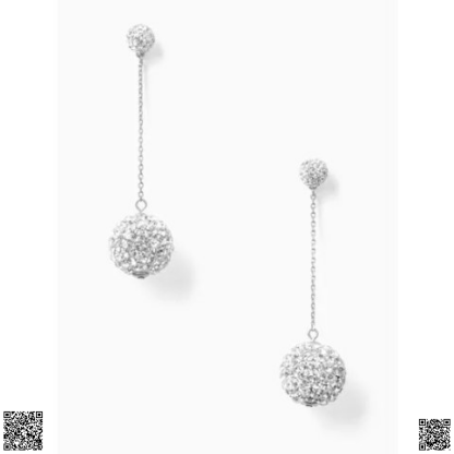 美國代購正品 Kate Spade 蹦迪球耳鏈