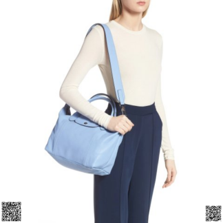 美國代購正品 Longchamp Small Le Pliage Cuir 托特包