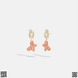 美國代購正品 小蝴蝶耳環