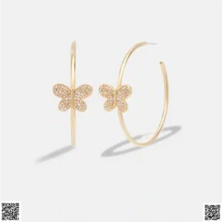 美國代購正品 蝴蝶兒耳環