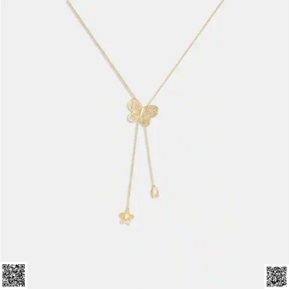 美國代購正品 蝴蝶項鏈