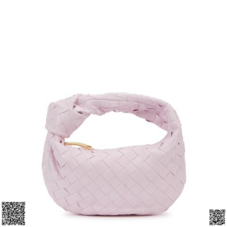 美國代購正品 Bottega Veneta Jodie Intrecciato mini 煙霧粉手