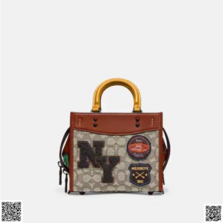 美國代購正品 Coach Rogue 20 徽章斜挎包