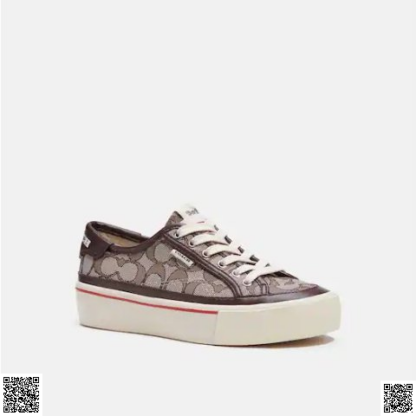 美國代購正品 Coach 厚底休閑鞋