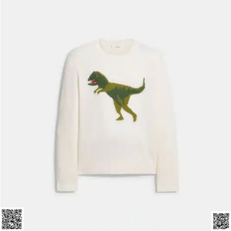 美國代購正品 Coach 小恐龍毛衣