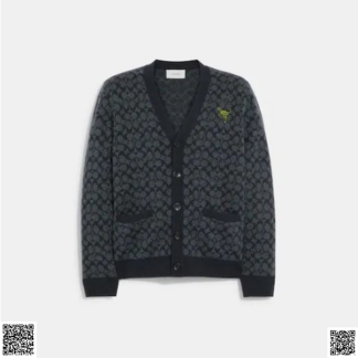 美國代購正品 Coach 小恐龍老花開衫