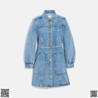 美國代購正品 Coach 牛仔連衣裙