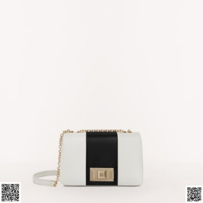 美國代購正品 Furla LULU 拼色鏈條包