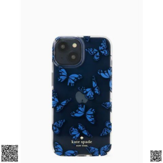 美國代購正品 Kate Spade Butterfly iPhone 14 Pro Max藍蝴蝶手