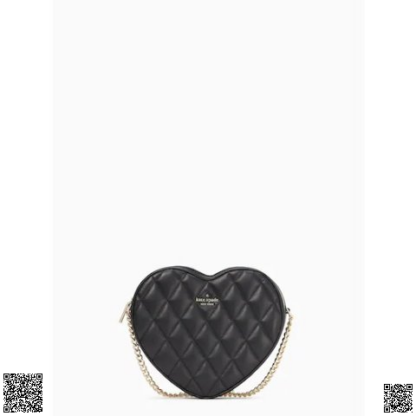 美國代購正品 Kate Spade Love Shack Quilted 菱格愛心斜挎包