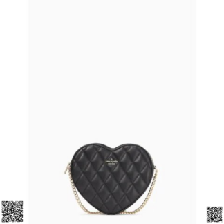 美國代購正品 Kate Spade Love Shack Quilted 菱格愛心斜挎包