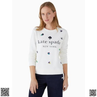 美國代購正品 Kate Spade Pansy Toss 蝴蝶蘭衛衣