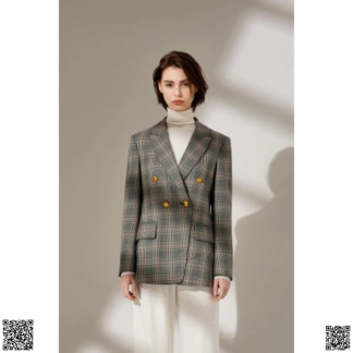 美國代購正品 Parisa Wang 格紋西裝外套