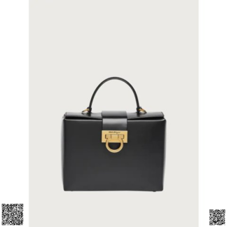 美國代購正品 Salvatore Ferragamo Trifolio 復古盒子包