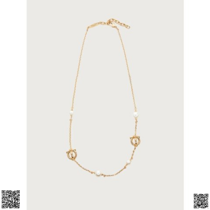 美國代購正品 Salvatore Ferragamo 珍珠項鏈