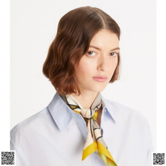 美國代購正品 Tory Burch ABSTRACT LOGO 絲巾