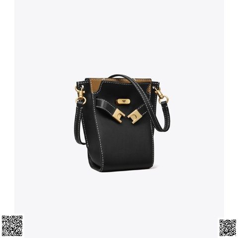 美國代購正品 Tory Burch Lee Double 迷你水桶包