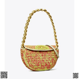 美國代購正品 Tory Burch MINI FLEMING SOFT CROCHET 半月包