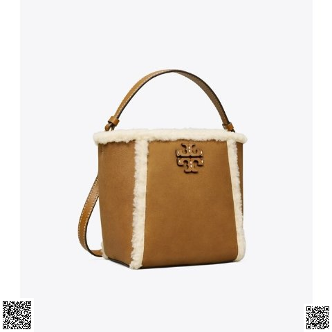 美國代購正品 Tory Burch McGraw 加絨水桶包