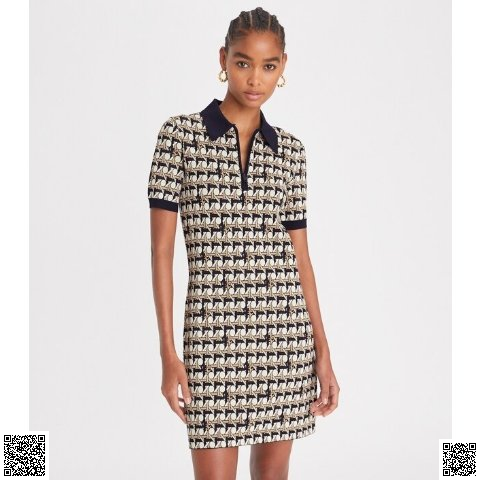 美國代購正品 Tory Burch 印花polo裙