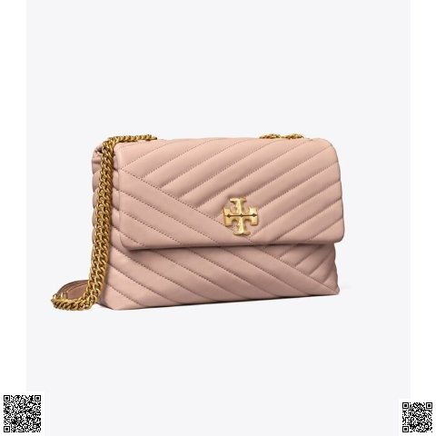 美國代購正品 Tory Burch 橡皮粉翻蓋包
