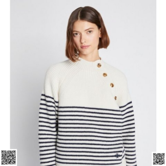 美國代購正品 Tory Burch 羊毛條紋毛衣