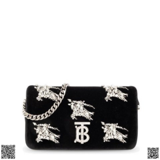 美國代購正品 Burberry EKD Velvet Lola 單肩包