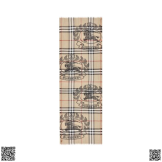 美國代購正品 Burberry Logo 格紋圍巾