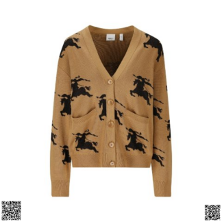 美國代購正品 Burberry 提花 V 領開衫