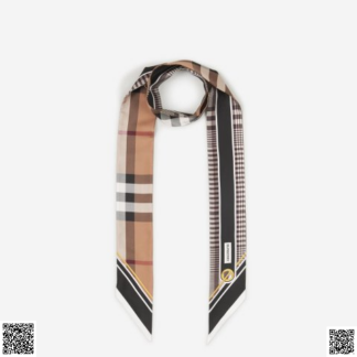 美國代購正品 Burberry 格紋印花方巾