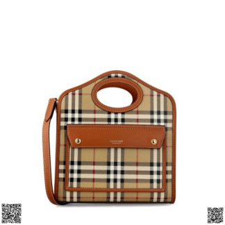 美國代購正品 Burberry 格紋托特包