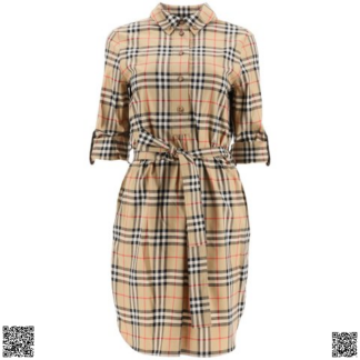 美國代購正品 Burberry 格紋襯衫裙