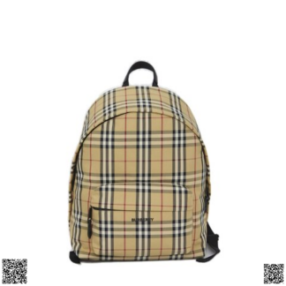 美國代購正品 Burberry 格紋雙肩包
