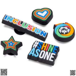 美國代購正品 Crocs Special Olympics 鞋扣5件套