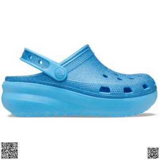 美國代購正品 Crocs 中大童經典帶閃 Cutie 洞洞鞋