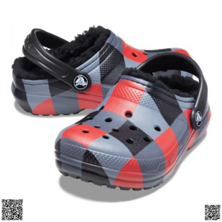 美國代購正品 Crocs 兒童經典絨裏洞洞鞋