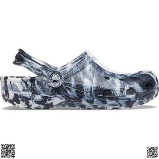 美國代購正品 Crocs 大理石印花洞洞鞋