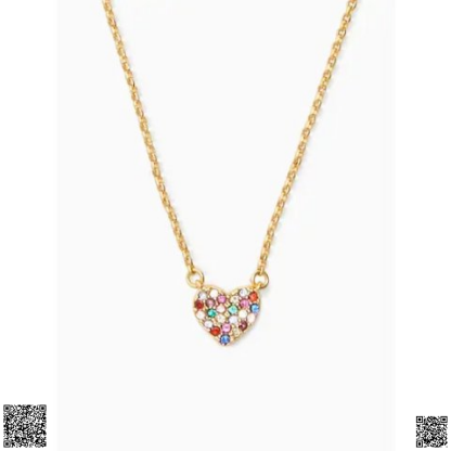 美國代購正品 Kate Spade Yours Truly Mini Pendant 彩虹項鏈