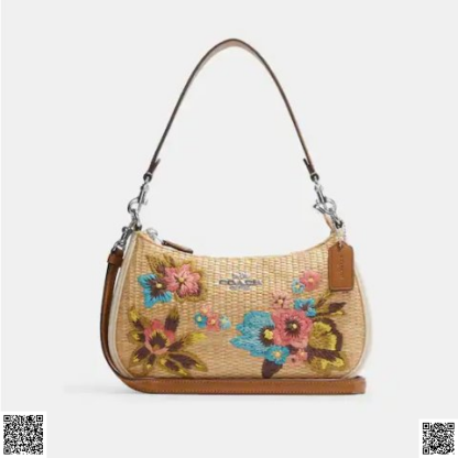 美國代購正品 Teri 刺綉腋下包