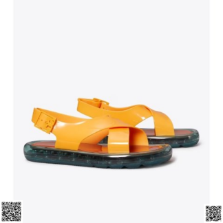 美國代購正品 Tory Burch CRISSCROSS果凍涼鞋